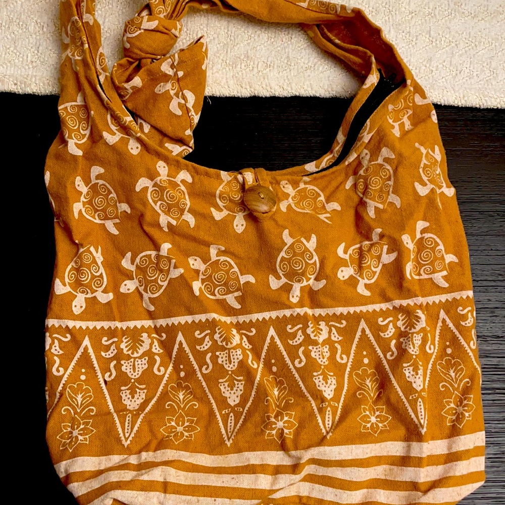 Turtle hobo bag